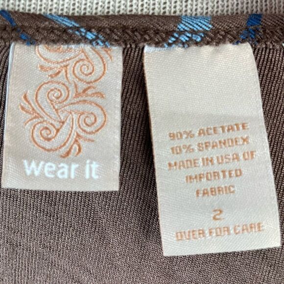 Wear It Three Quarter Sleeve Top Size 2 (M) EUC - Picture 6 of 6